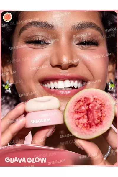  تصویر 7 : Sheglam شیگلم Guava Glow بالم لب مربایی رنگ  