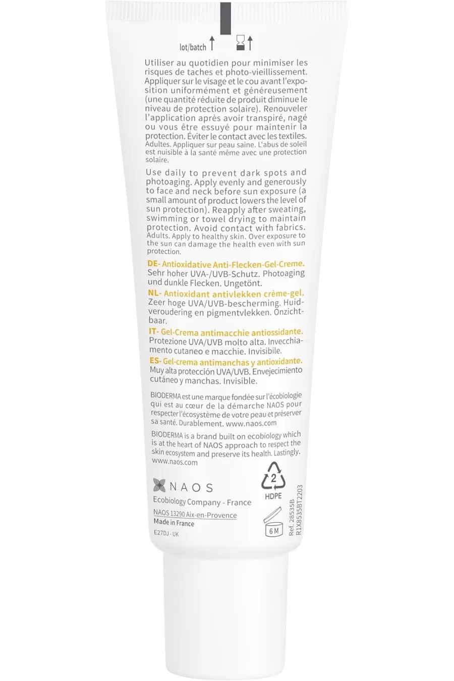 ضدآفتاب فتودرم اسپات ایج بیودرما Bioderma مناسب برای پوست/لب خشک و کم‌آب