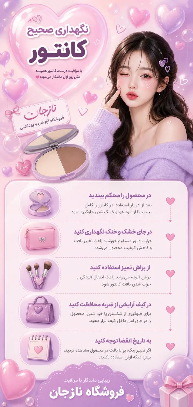 نگهداری صحیح کانتور