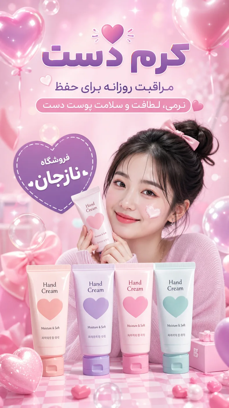 کرم دست؛ مراقبت روزانه برای حفظ نرمی، لطافت و سلامت پوست دست