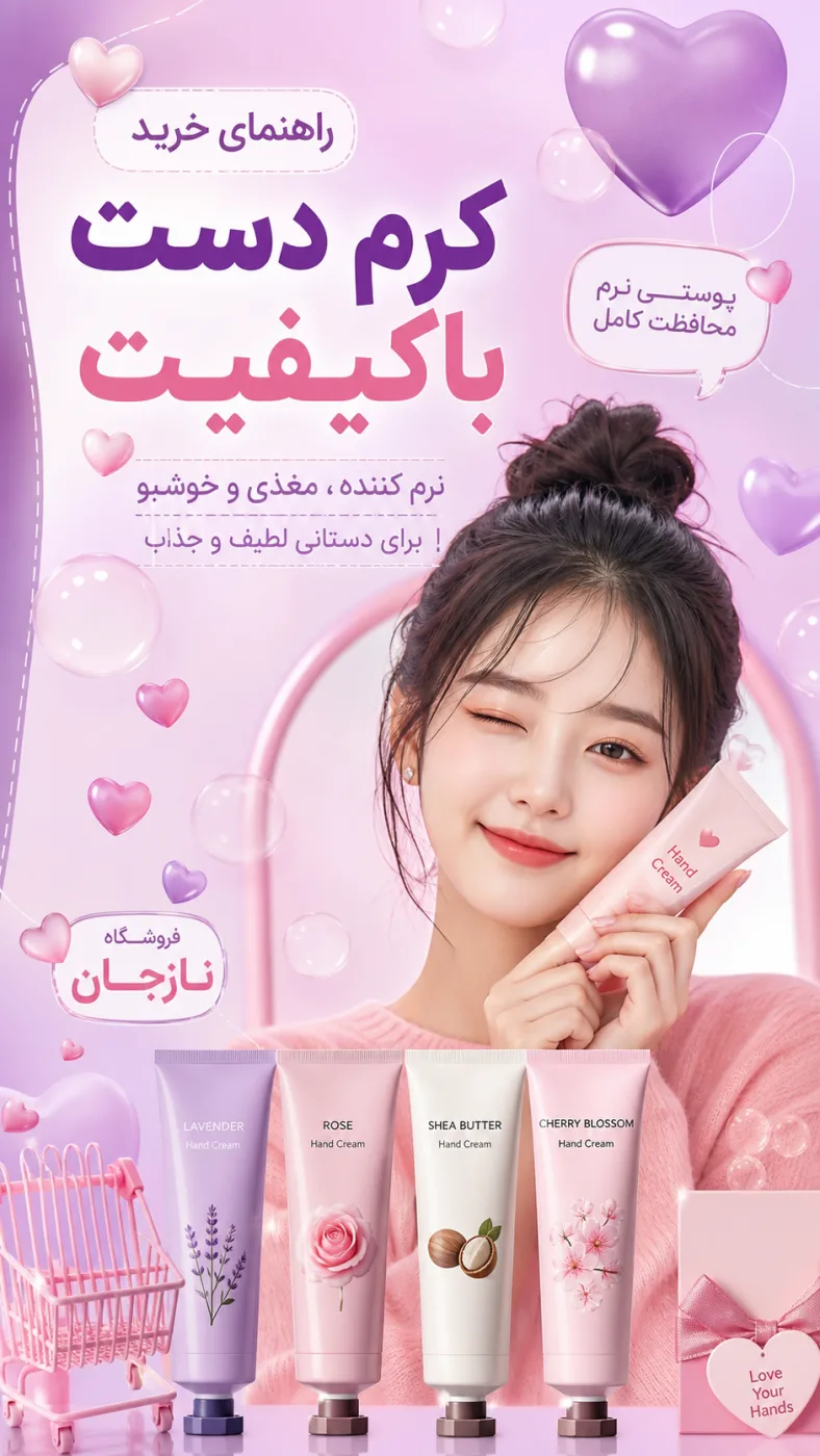 راهنمای خرید کرم دست باکیفیت