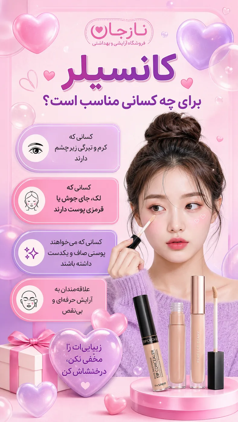 کانسیلر برای چه کسانی مناسب است؟